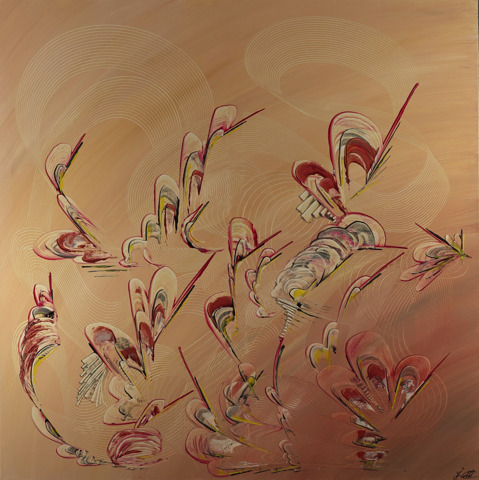 INQUISITION 100 x 100 cm